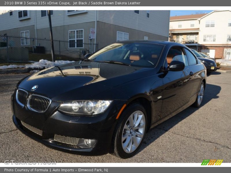 Jet Black / Saddle Brown Dakota Leather 2010 BMW 3 Series 335i xDrive Coupe