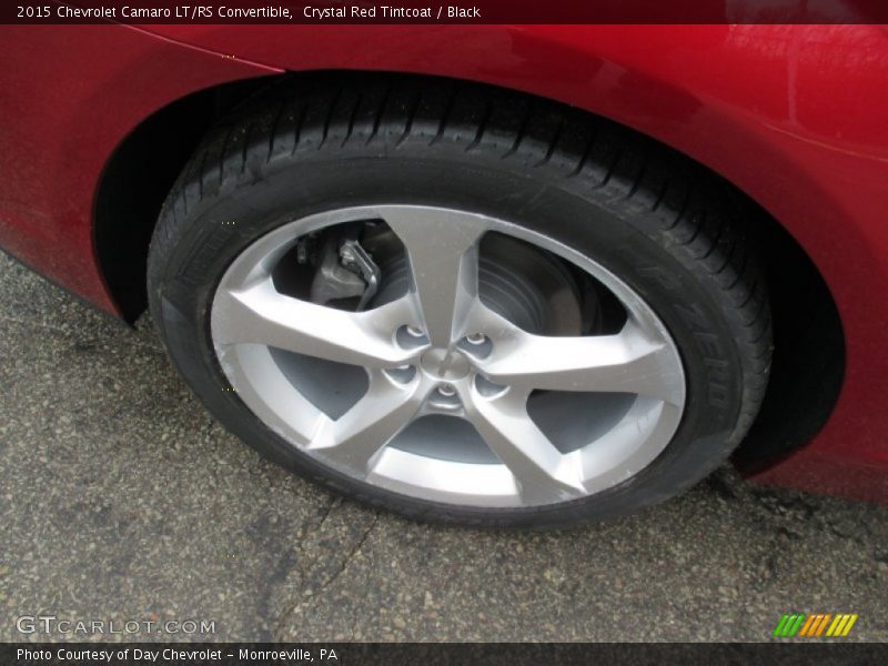 Crystal Red Tintcoat / Black 2015 Chevrolet Camaro LT/RS Convertible