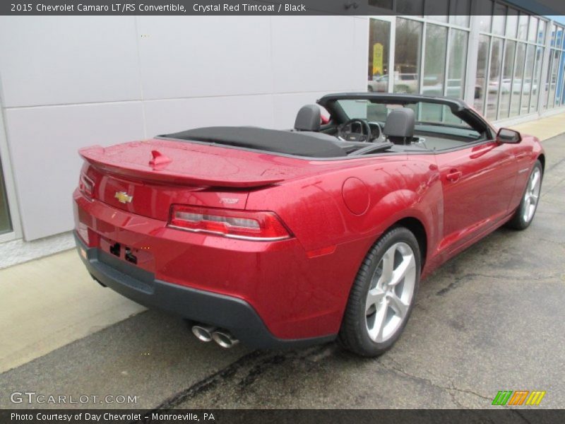 Crystal Red Tintcoat / Black 2015 Chevrolet Camaro LT/RS Convertible