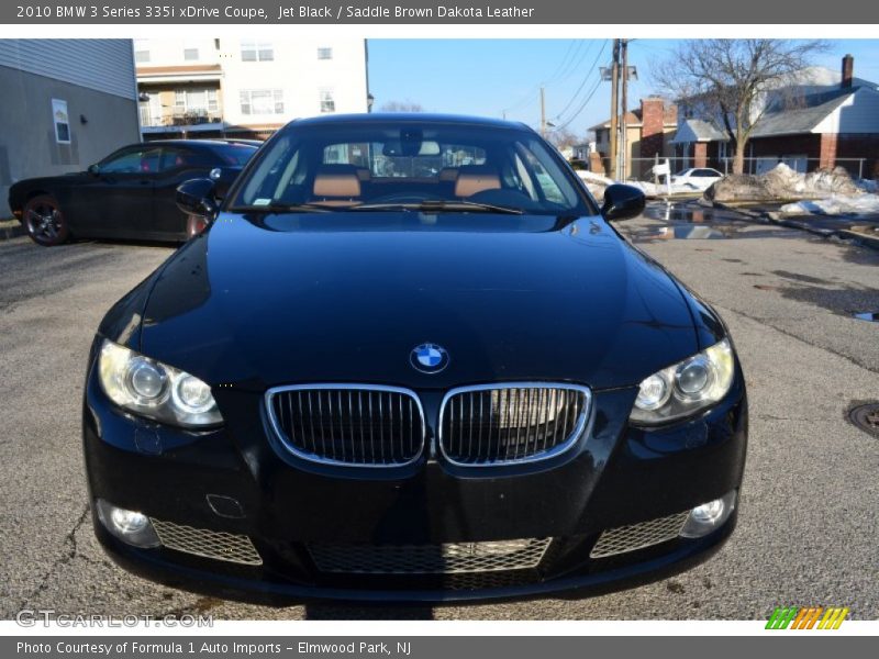 Jet Black / Saddle Brown Dakota Leather 2010 BMW 3 Series 335i xDrive Coupe