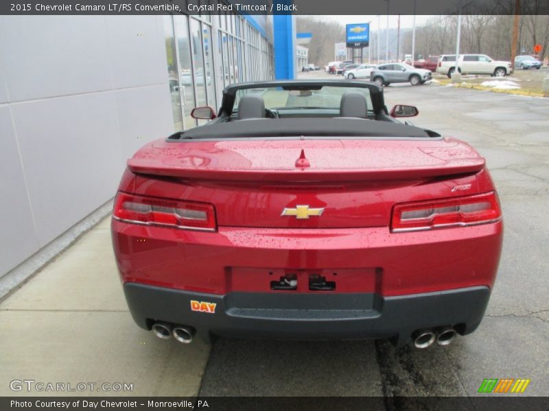 Crystal Red Tintcoat / Black 2015 Chevrolet Camaro LT/RS Convertible
