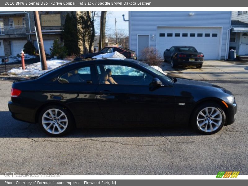 Jet Black / Saddle Brown Dakota Leather 2010 BMW 3 Series 335i xDrive Coupe