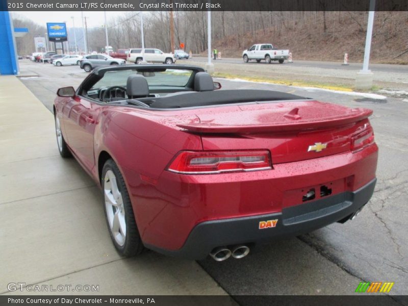 Crystal Red Tintcoat / Black 2015 Chevrolet Camaro LT/RS Convertible