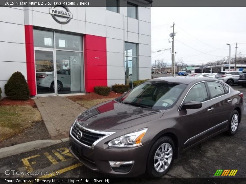 Java Metallic / Beige 2015 Nissan Altima 2.5 S