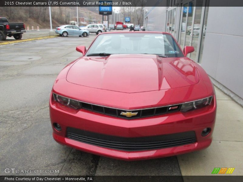 Crystal Red Tintcoat / Black 2015 Chevrolet Camaro LT/RS Convertible