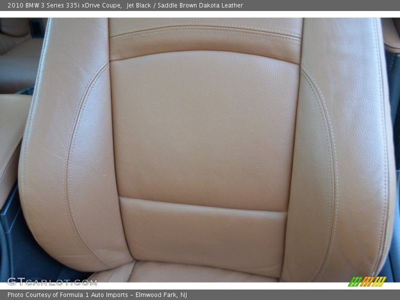 Jet Black / Saddle Brown Dakota Leather 2010 BMW 3 Series 335i xDrive Coupe