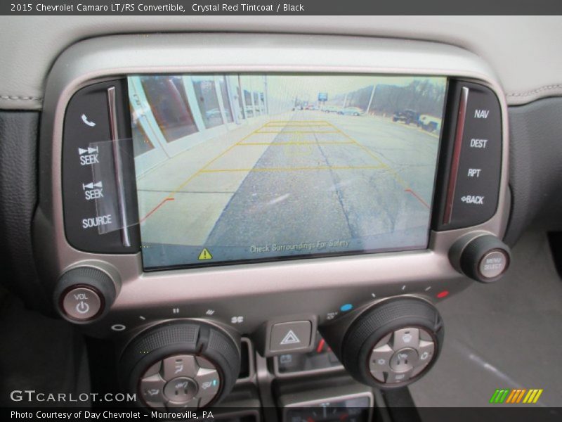Crystal Red Tintcoat / Black 2015 Chevrolet Camaro LT/RS Convertible