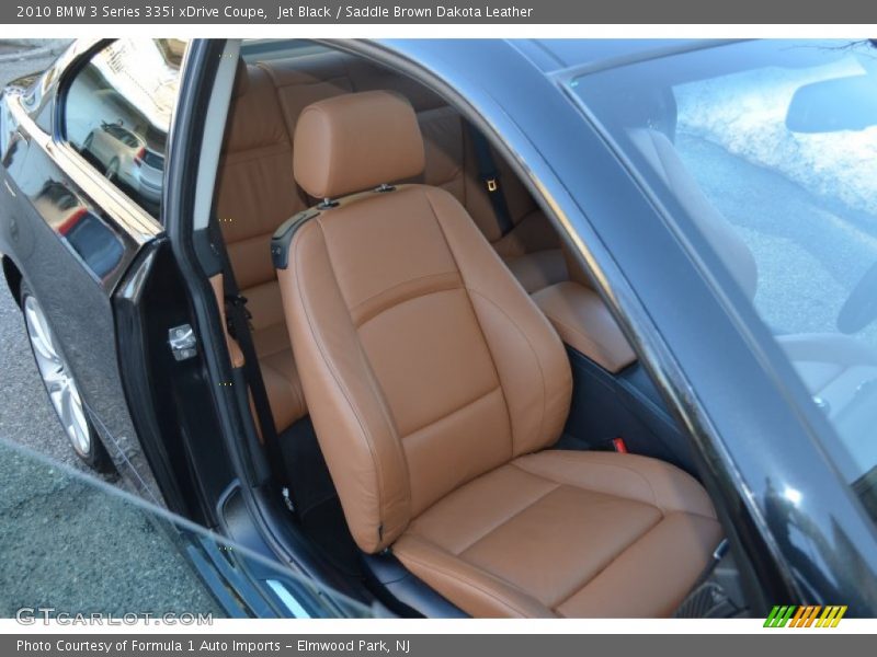Jet Black / Saddle Brown Dakota Leather 2010 BMW 3 Series 335i xDrive Coupe
