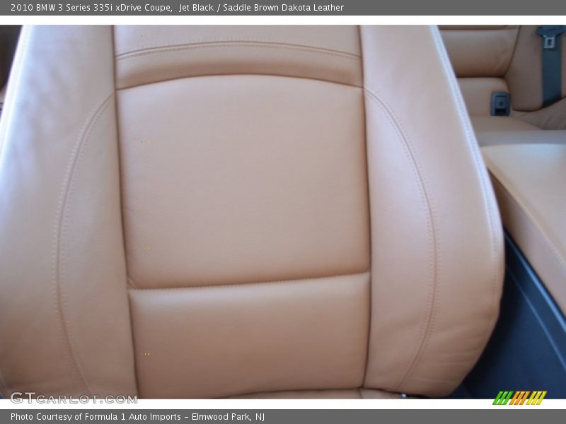 Jet Black / Saddle Brown Dakota Leather 2010 BMW 3 Series 335i xDrive Coupe