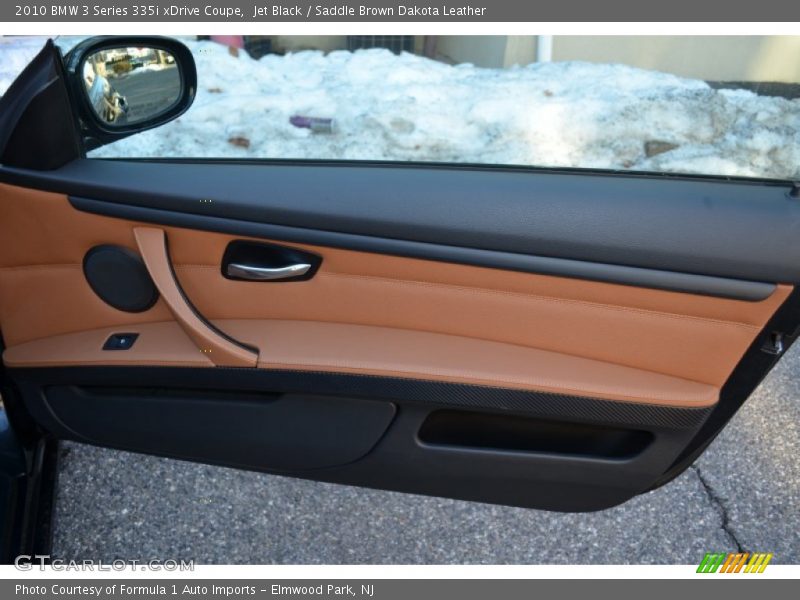 Jet Black / Saddle Brown Dakota Leather 2010 BMW 3 Series 335i xDrive Coupe