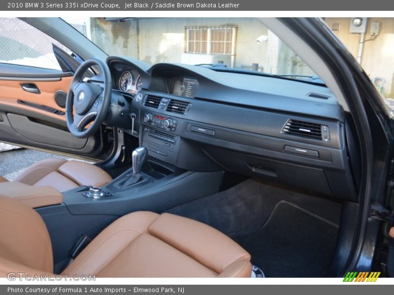 Jet Black / Saddle Brown Dakota Leather 2010 BMW 3 Series 335i xDrive Coupe