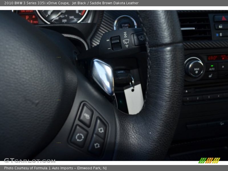 Jet Black / Saddle Brown Dakota Leather 2010 BMW 3 Series 335i xDrive Coupe