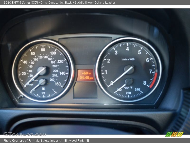 Jet Black / Saddle Brown Dakota Leather 2010 BMW 3 Series 335i xDrive Coupe