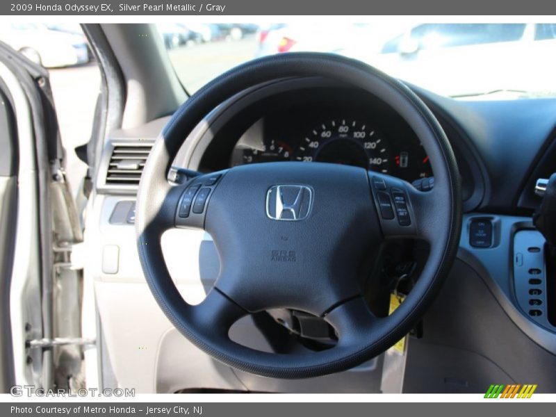 Silver Pearl Metallic / Gray 2009 Honda Odyssey EX