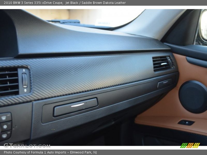 Jet Black / Saddle Brown Dakota Leather 2010 BMW 3 Series 335i xDrive Coupe