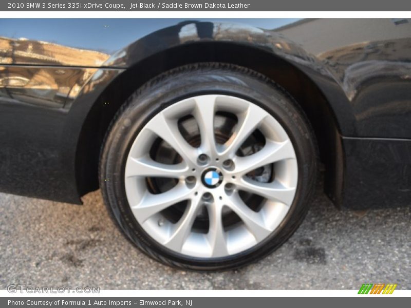 Jet Black / Saddle Brown Dakota Leather 2010 BMW 3 Series 335i xDrive Coupe