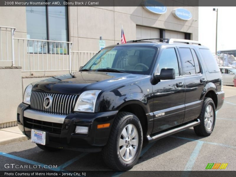 Ebony Black / Camel 2008 Mercury Mountaineer AWD