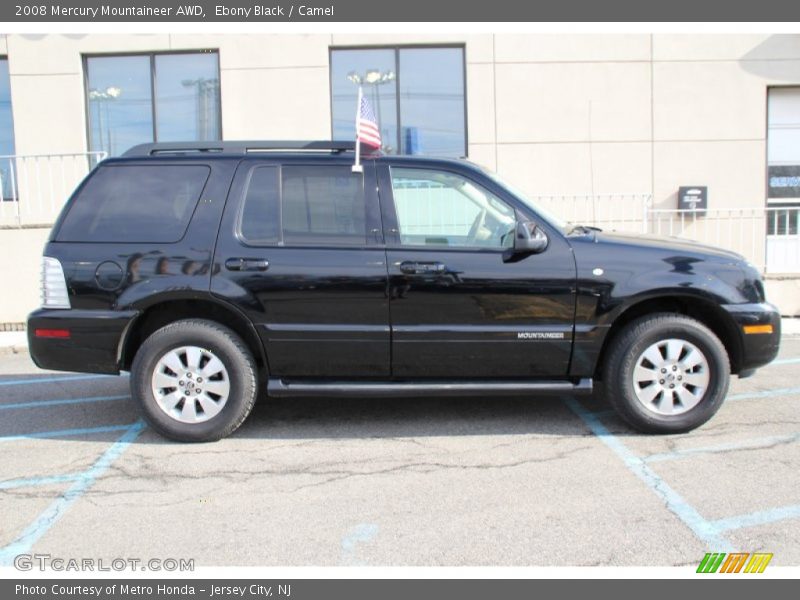 Ebony Black / Camel 2008 Mercury Mountaineer AWD