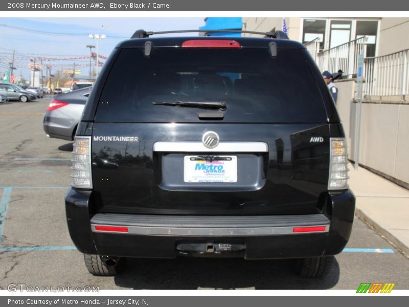 Ebony Black / Camel 2008 Mercury Mountaineer AWD