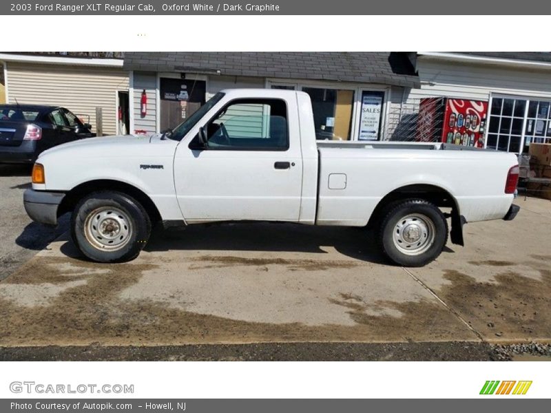 Oxford White / Dark Graphite 2003 Ford Ranger XLT Regular Cab