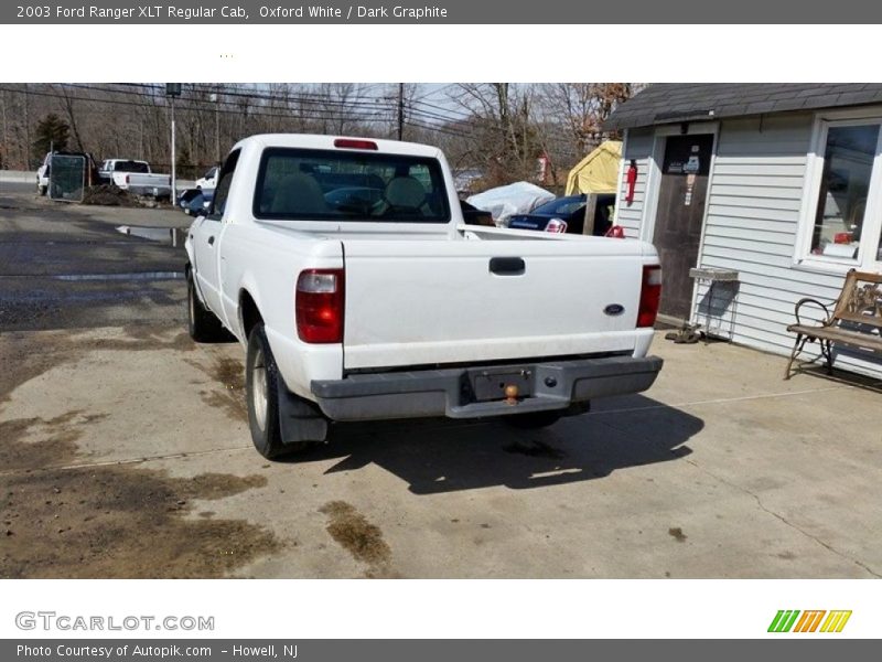 Oxford White / Dark Graphite 2003 Ford Ranger XLT Regular Cab