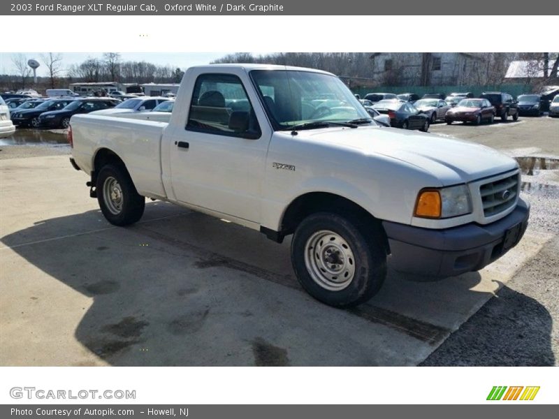 Oxford White / Dark Graphite 2003 Ford Ranger XLT Regular Cab