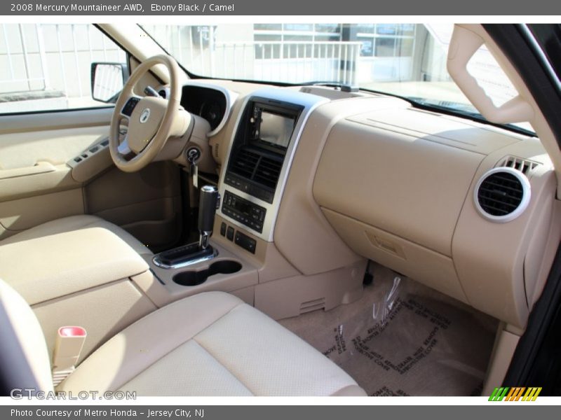 Ebony Black / Camel 2008 Mercury Mountaineer AWD