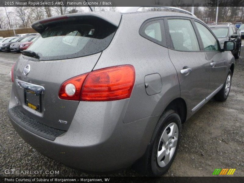 Platinum Graphite / Black 2015 Nissan Rogue Select S AWD