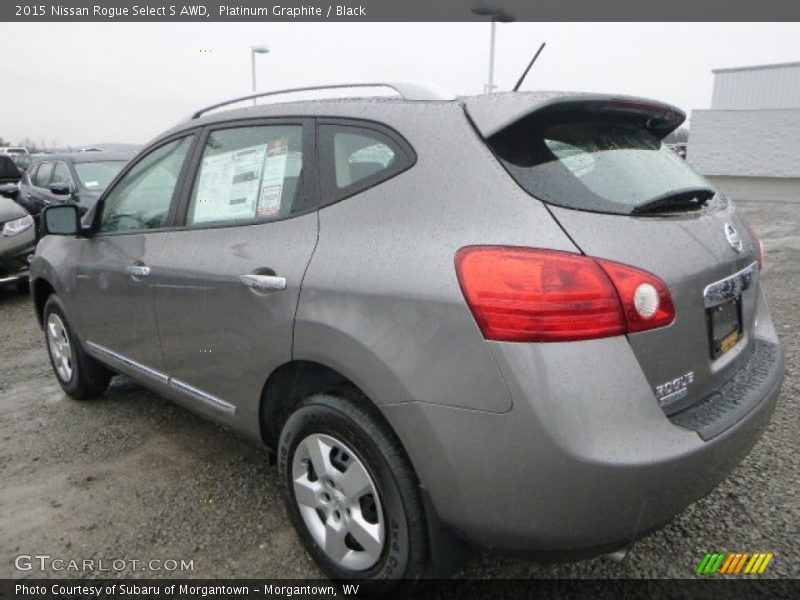 Platinum Graphite / Black 2015 Nissan Rogue Select S AWD