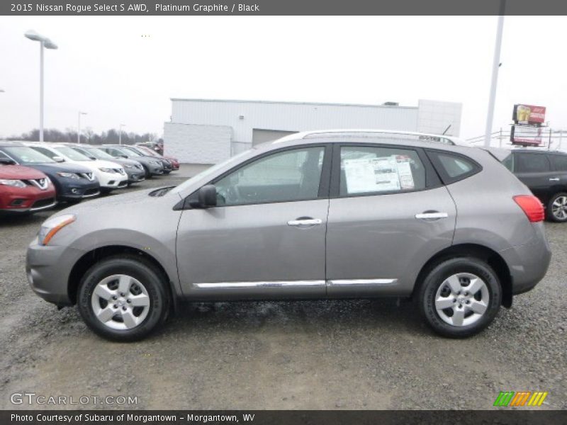 Platinum Graphite / Black 2015 Nissan Rogue Select S AWD