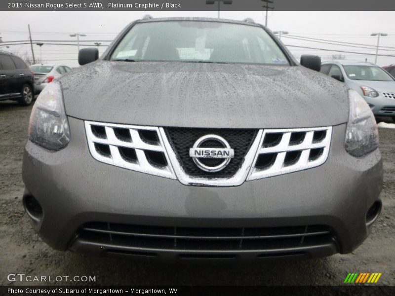 Platinum Graphite / Black 2015 Nissan Rogue Select S AWD
