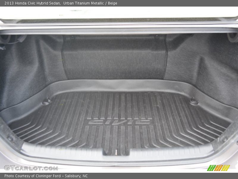 Urban Titanium Metallic / Beige 2013 Honda Civic Hybrid Sedan