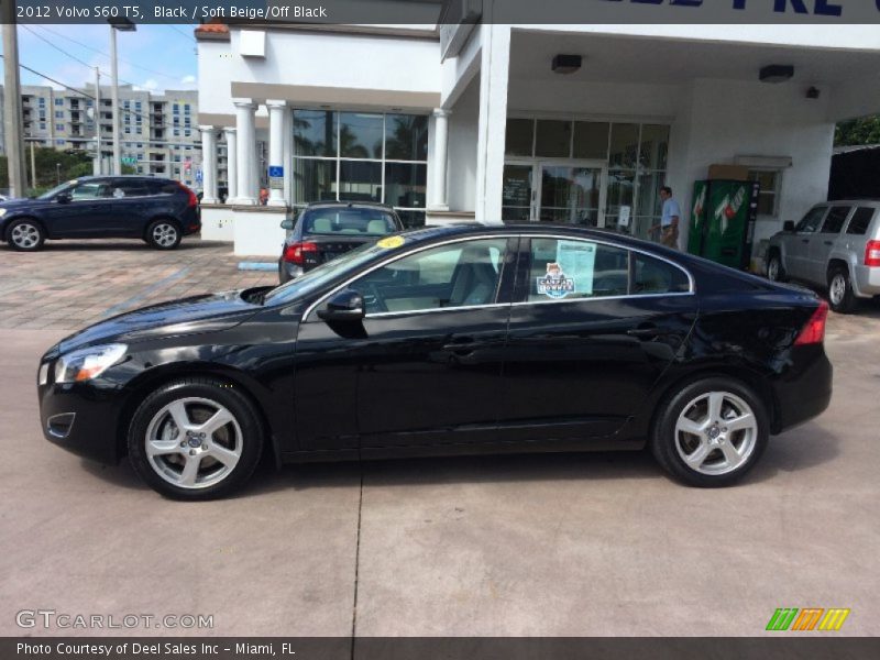 Black / Soft Beige/Off Black 2012 Volvo S60 T5