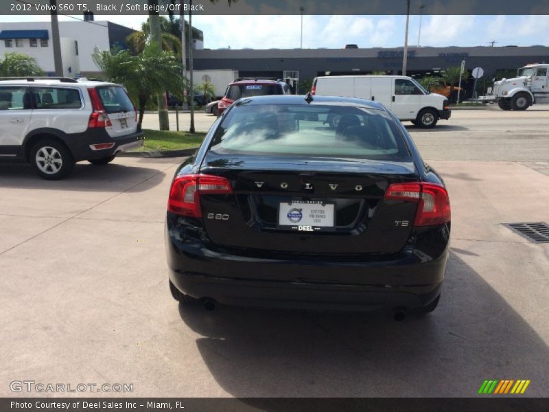 Black / Soft Beige/Off Black 2012 Volvo S60 T5