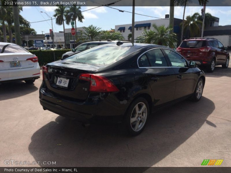 Black / Soft Beige/Off Black 2012 Volvo S60 T5