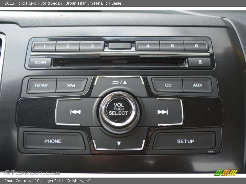 Urban Titanium Metallic / Beige 2013 Honda Civic Hybrid Sedan