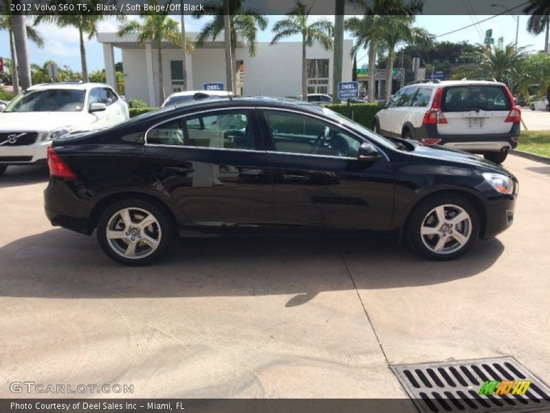Black / Soft Beige/Off Black 2012 Volvo S60 T5