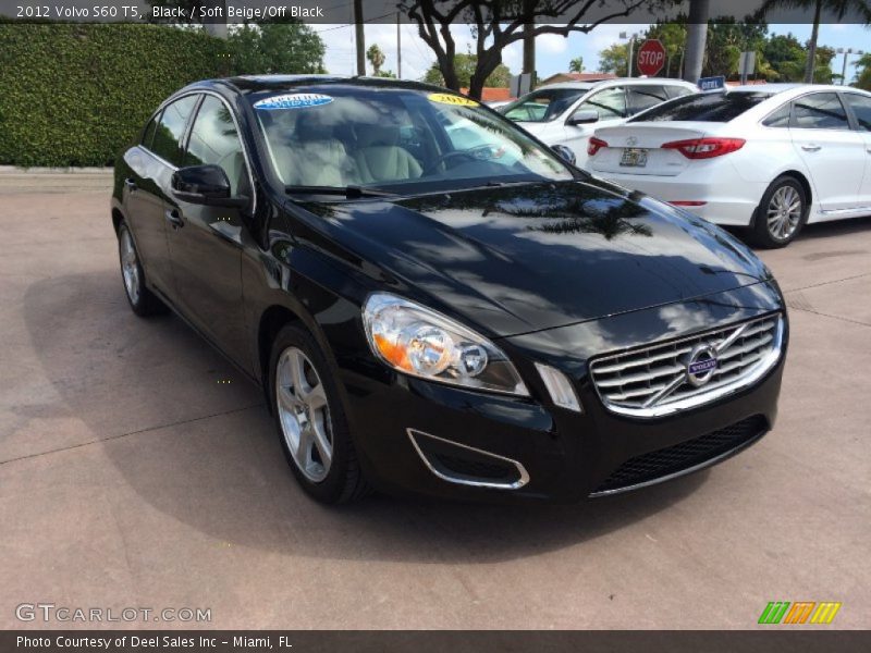 Black / Soft Beige/Off Black 2012 Volvo S60 T5