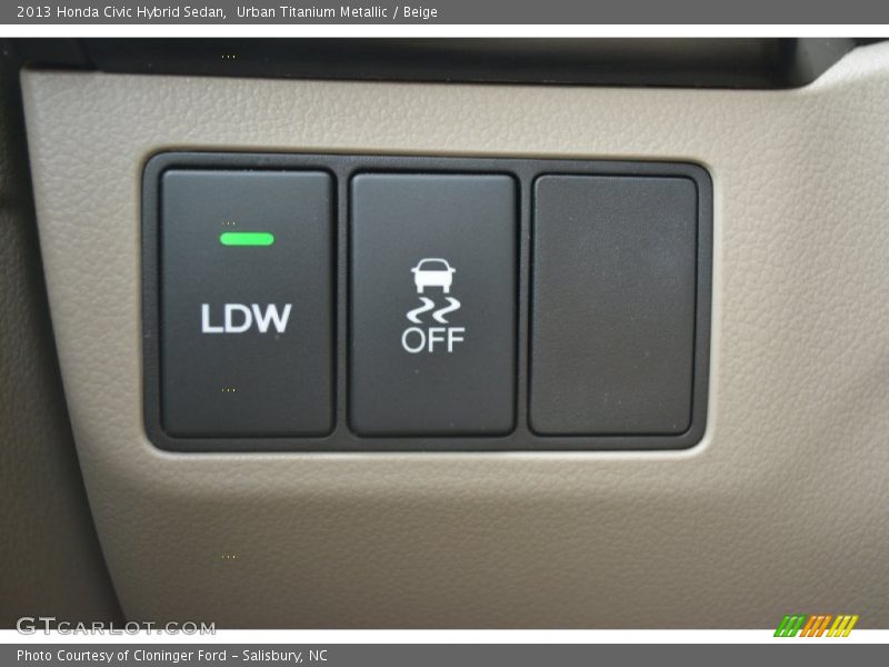 Urban Titanium Metallic / Beige 2013 Honda Civic Hybrid Sedan