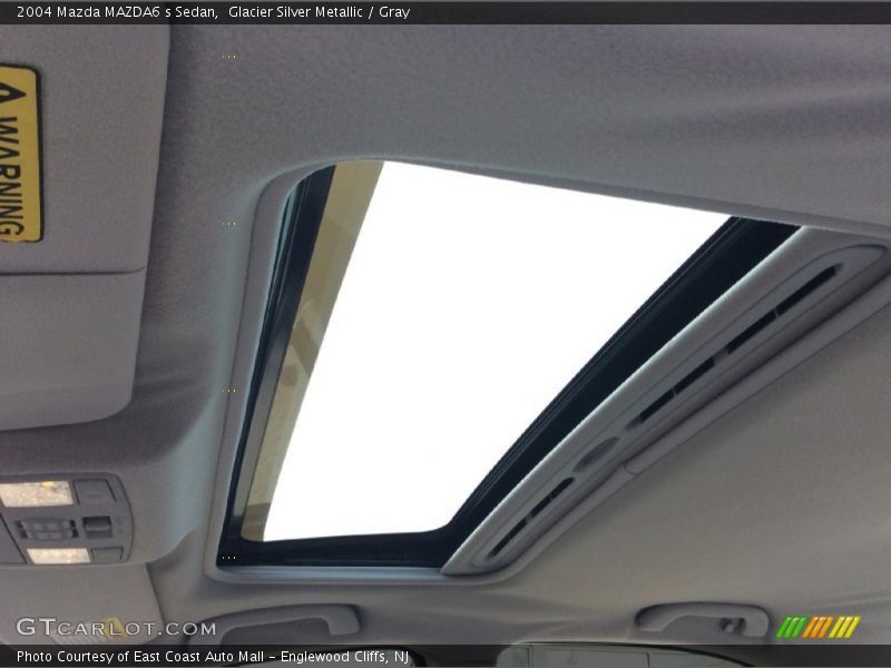 Glacier Silver Metallic / Gray 2004 Mazda MAZDA6 s Sedan