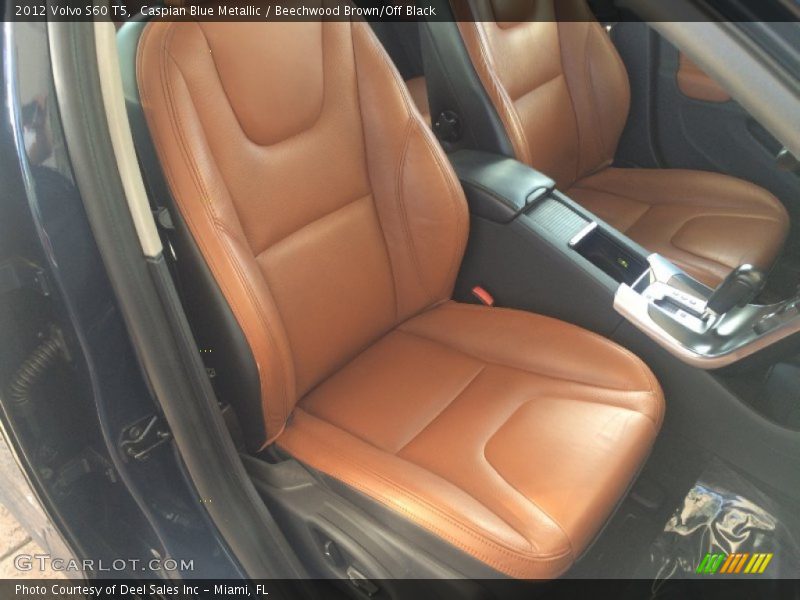 Caspian Blue Metallic / Beechwood Brown/Off Black 2012 Volvo S60 T5