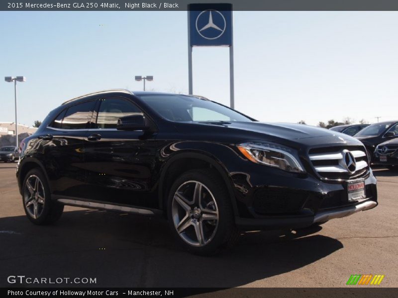Night Black / Black 2015 Mercedes-Benz GLA 250 4Matic