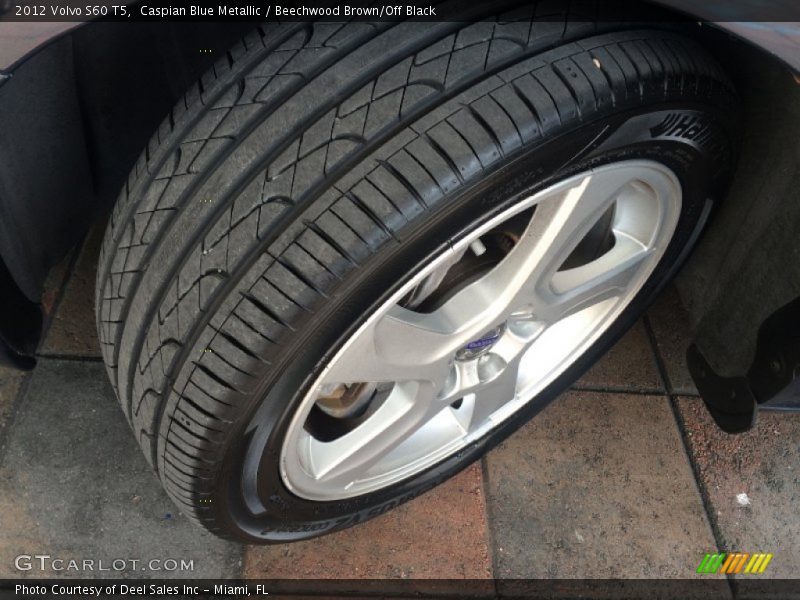 Caspian Blue Metallic / Beechwood Brown/Off Black 2012 Volvo S60 T5