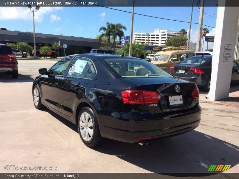 Black / Titan Black 2014 Volkswagen Jetta SE Sedan
