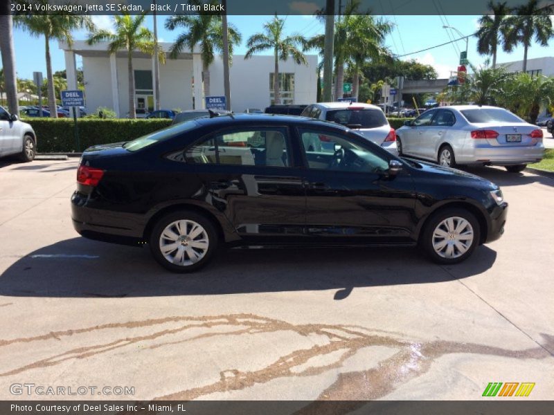 Black / Titan Black 2014 Volkswagen Jetta SE Sedan