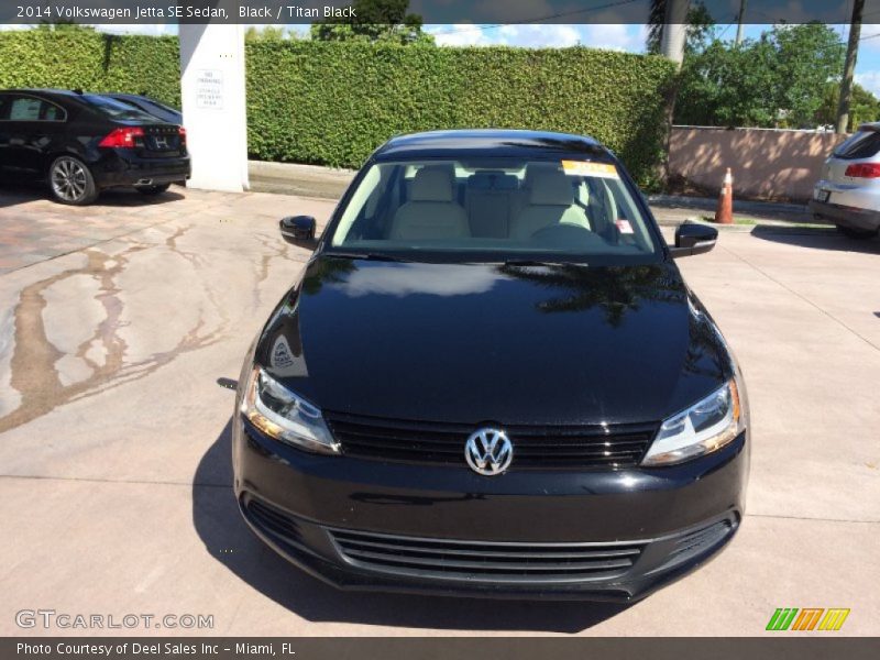 Black / Titan Black 2014 Volkswagen Jetta SE Sedan