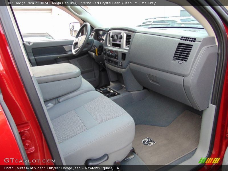 Inferno Red Crystal Pearl / Medium Slate Gray 2007 Dodge Ram 2500 SLT Mega Cab 4x4