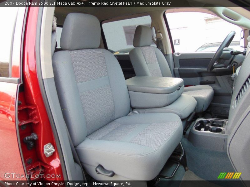 Inferno Red Crystal Pearl / Medium Slate Gray 2007 Dodge Ram 2500 SLT Mega Cab 4x4