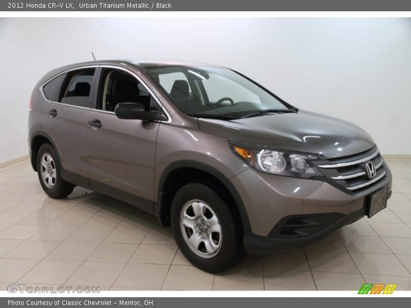 Urban Titanium Metallic / Black 2012 Honda CR-V LX
