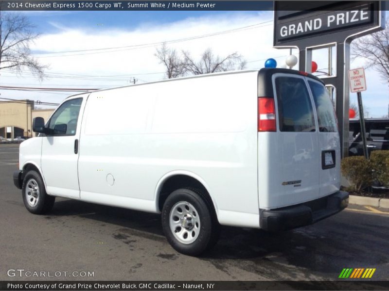 Summit White / Medium Pewter 2014 Chevrolet Express 1500 Cargo WT